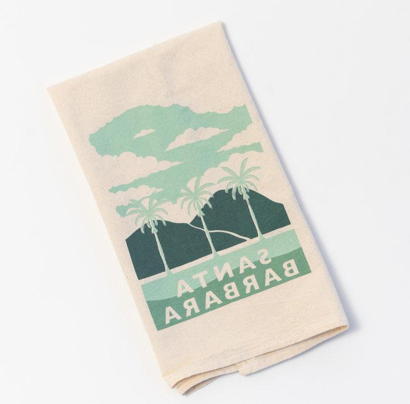 santa barbara kitchen towel