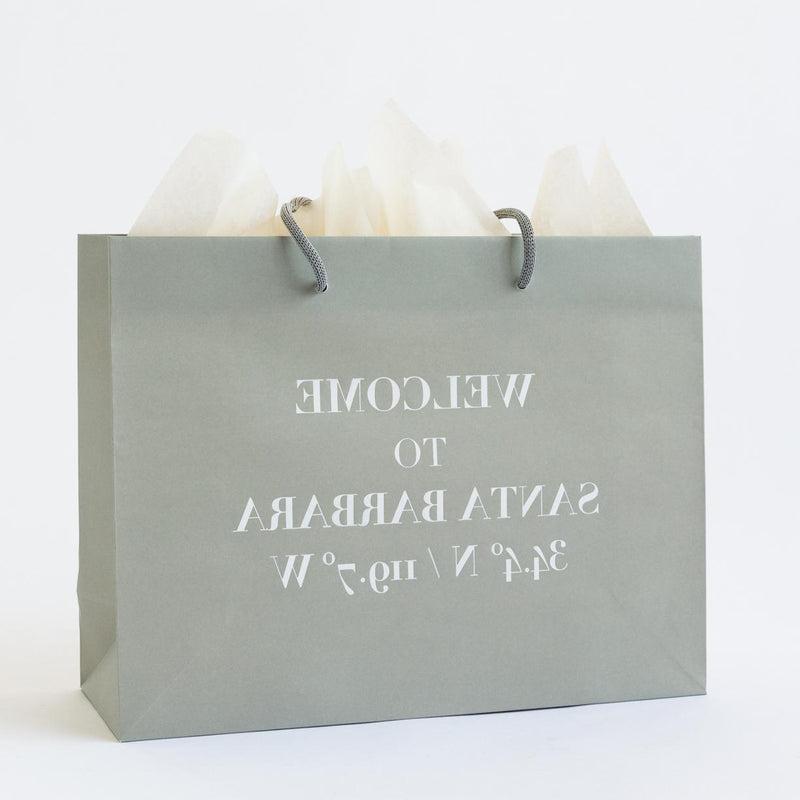 Welcome to Santa Barbara Grey Gift Tote