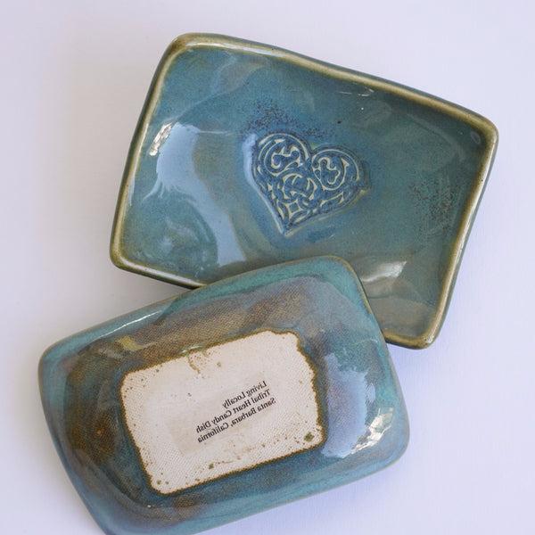 Tribal Heart Ceramic Dish