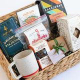 Merry Holiday Treats with Handmade Mug Gift Basket