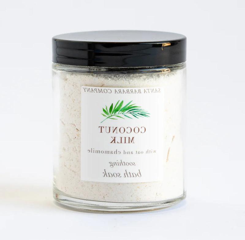 Coconut milk bath soak with oat and chamomile