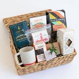 Merry Holiday Treats with Handmade Mug Gift Basket